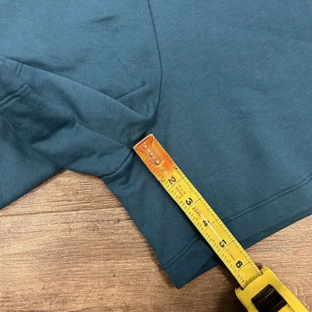 NWT The North Face Fleece Simple Logo Shorts Men XL Blue Coral Relaxed‎ (367)